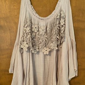 Off the shoulder blouse